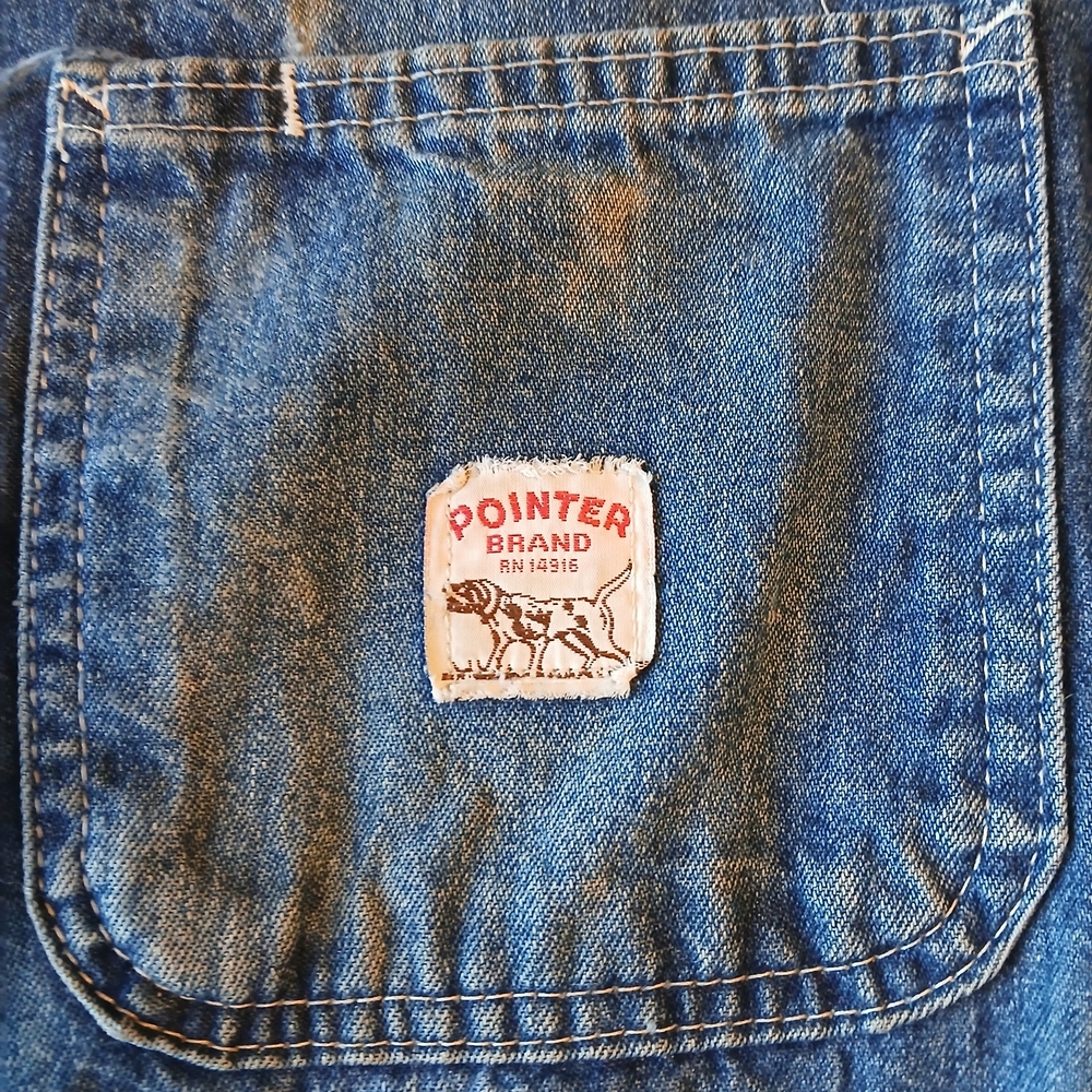 ☆Vintage 80s Pointer Brand Unlined Chore Jacket - Picture 5 of 12